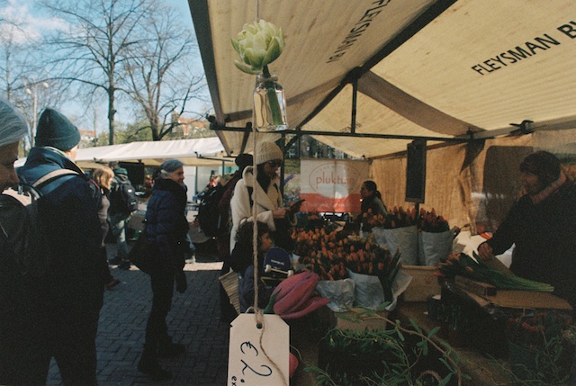 image of a city market